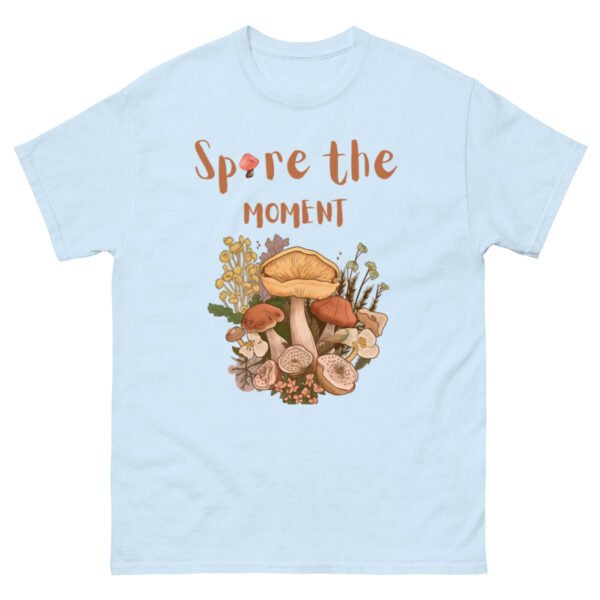 unisex-classic-tee-light-blue-front-68a3c1ea68c31.jpg Spore The Moment