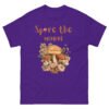 unisex-classic-tee-purple-front-68a3c1ea49b89.jpg Spore The Moment
