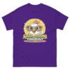 unisex-classic-tee-purple-front-68a4a4beac8fa.jpg Cluck Around Find Out Sunburst