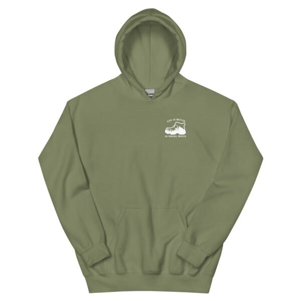 unisex-heavy-blend-hoodie-military-green-front-6893bcd425987.jpg Life Is Better In Hiking Boots Hoodies