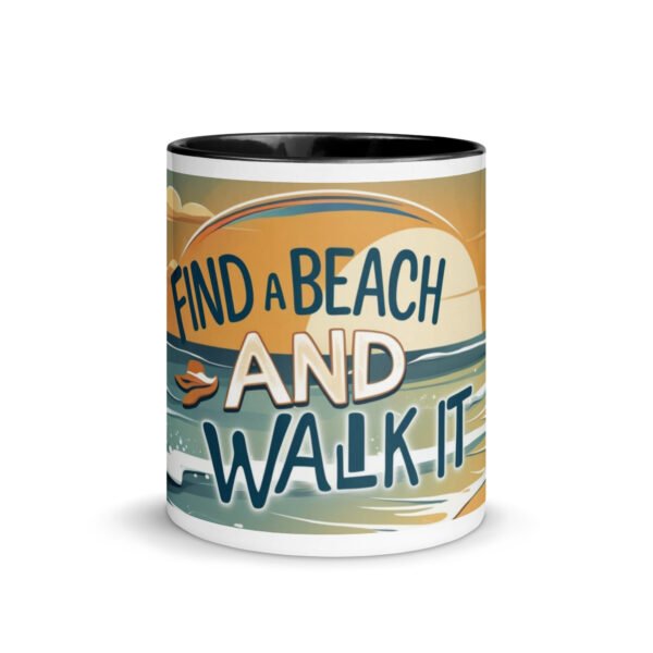 Find A Beach And Walk It Ceramic Mug