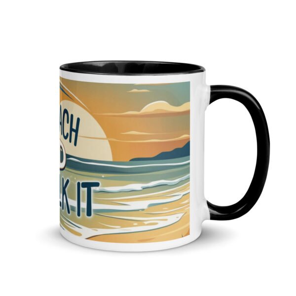 Find A Beach And Walk It Ceramic Mug