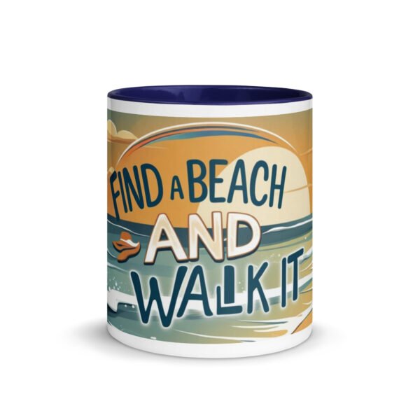 Find A Beach And Walk It Ceramic Mug