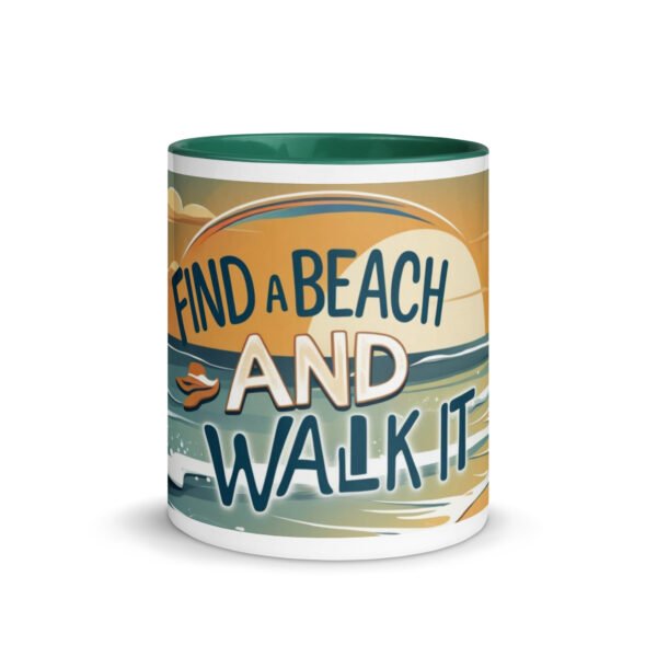Find A Beach And Walk It Ceramic Mug
