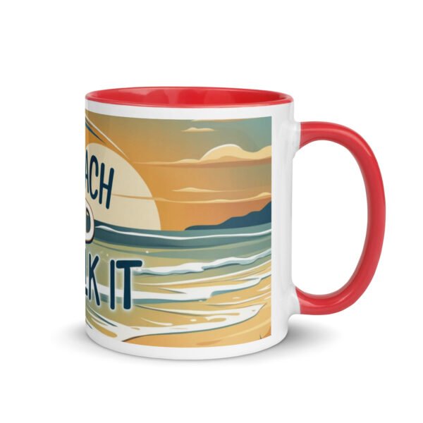 Find A Beach And Walk It Ceramic Mug