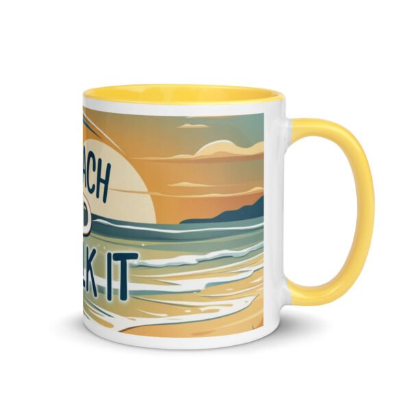 Find A Beach And Walk It Ceramic Mug